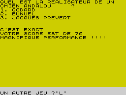 Running screen