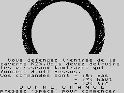 Opening screen