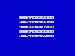 Opening screen