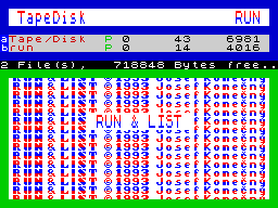 Running screen