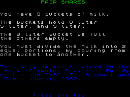 Opening screen