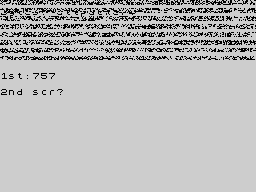 Running screen