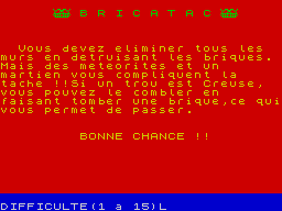 Opening screen