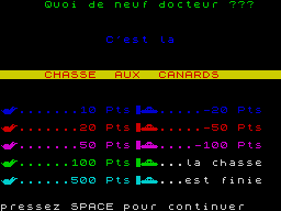Opening screen