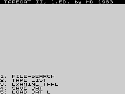 Opening screen