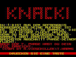 Opening screen