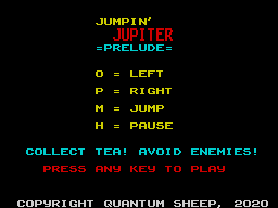 Opening screen