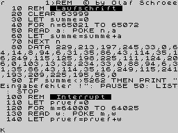 Running screen
