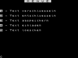 Opening screen