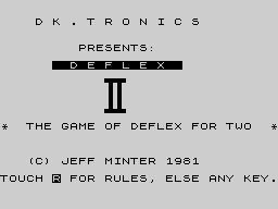 Opening screen