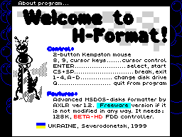 Opening screen