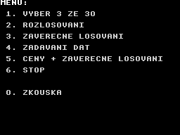 Opening screen