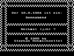 Running screen