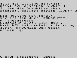 Running screen
