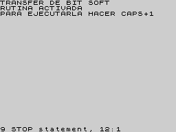 Running screen