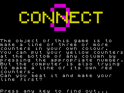 Opening screen