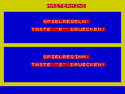 Opening screen