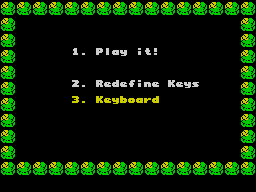 Opening screen