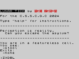 Opening screen