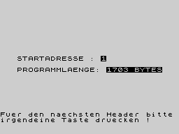 Running screen