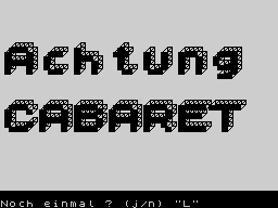 Running screen