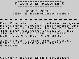 Opening screen