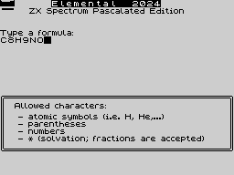 Opening screen