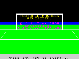 Opening screen