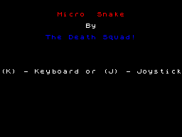 Opening screen