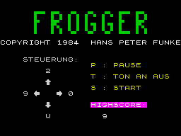 Opening screen