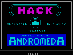 Opening screen