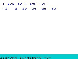 Running screen