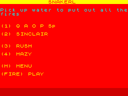 Opening screen