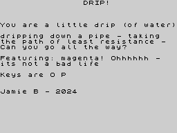 Opening screen