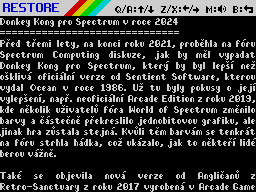 Running screen