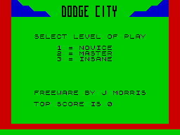 Opening screen