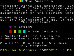 Opening screen