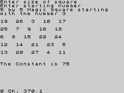 Running screen