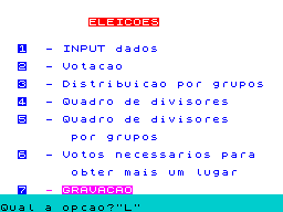 Running screen