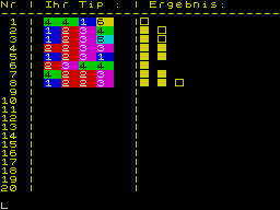 Running screen