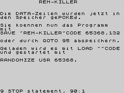 Running screen