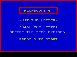 Opening screen