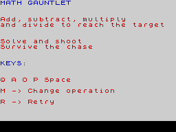 Opening screen