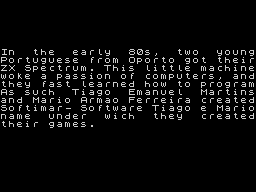 Opening screen