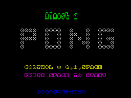 Opening screen