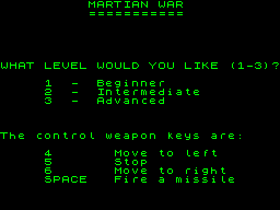 Opening screen