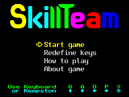 Opening screen