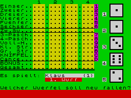 Running screen