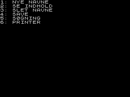 Opening screen