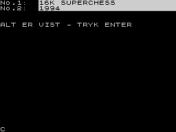 Running screen